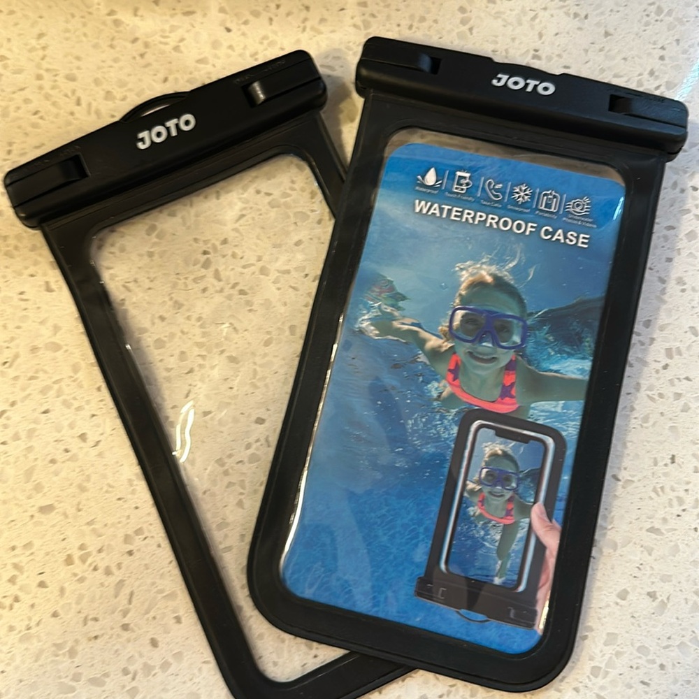 JOTO Universal Waterproof Pouch Case for iPhone 16 15 14 13 Plus Pro Max